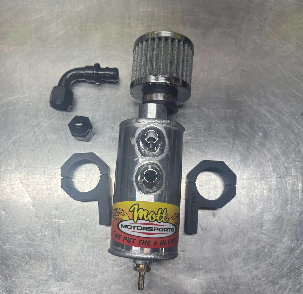 YXZ/XX MOTT OIL BREATHER TANK KIT – Mott Motorsports