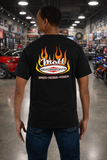 Mott Motorsports T Shirt.  SPEED-DESIGN-POWER, SHOP SHIRT