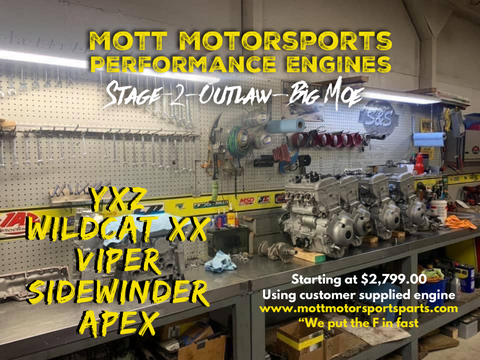 Mott Performance Engines-Using Customer Supplied Engine