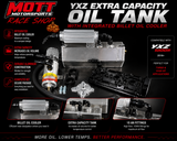 MOTT “RACE SHOP” YXZ Extra capacity oil tank (Deluxe Kit)